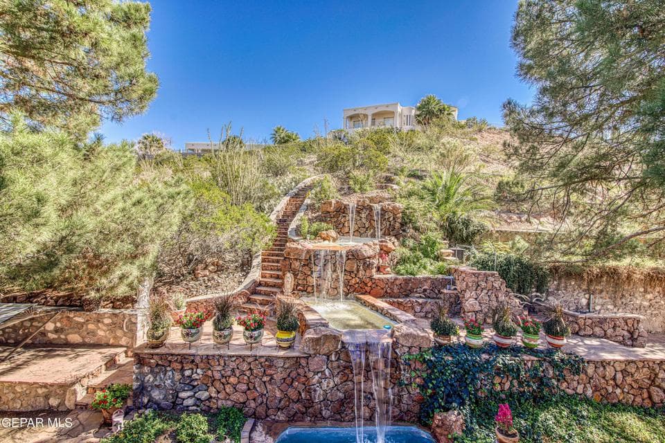Waterfall view from balcony and Master bedroom
