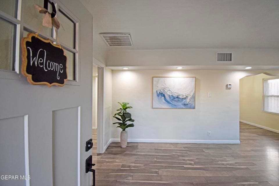 Bright open living spaces.