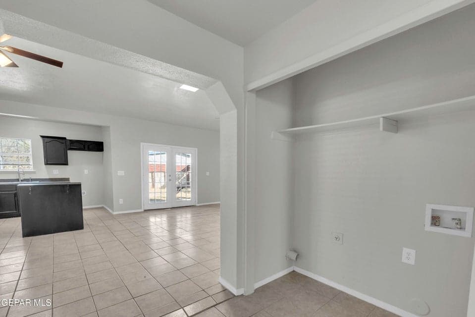 Laundry Closet in Hallway