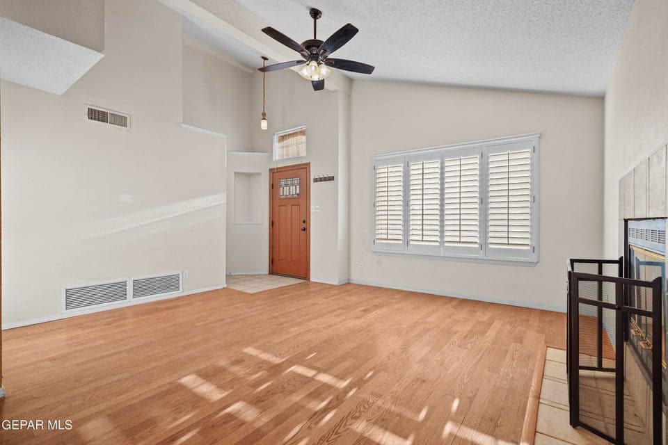 This room provides both comfort and functionality.