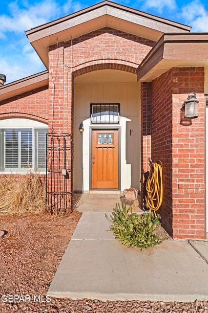 The front porch adds charm and curb appeal. It offers a welcoming space to greet guests. Ideal for enjoying fresh air and neighborhood views. This porch creates a warm first impression.