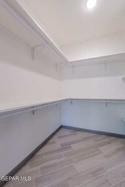 Casita walk in closet