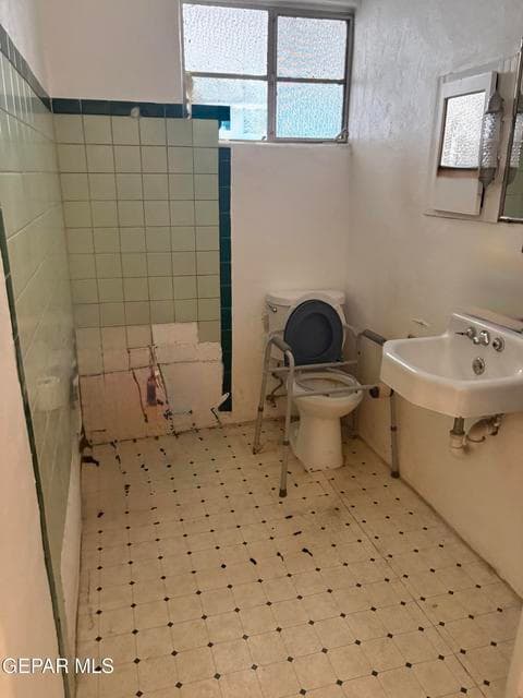 shower needs to be finished
