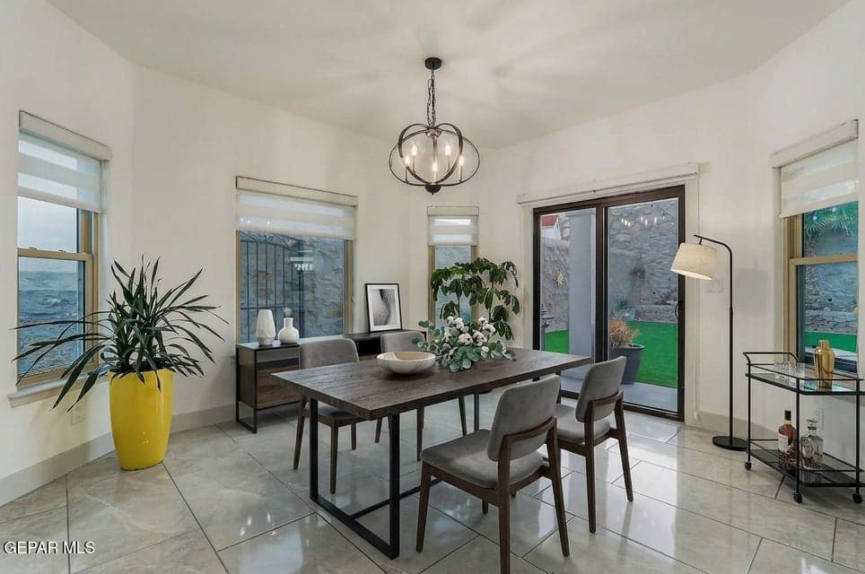 Breakfast Nook - Digitally Staged