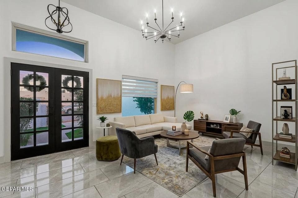 Living Room - Digitally Staged