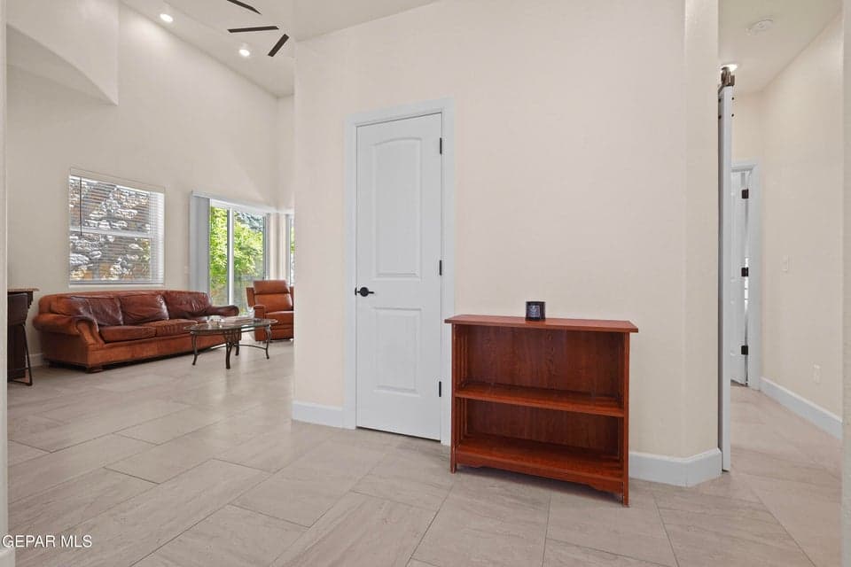 The entry leads you into the great room