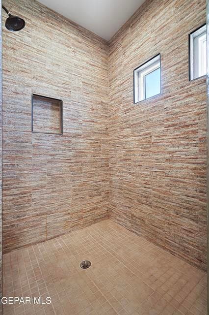 Custom all tile shower